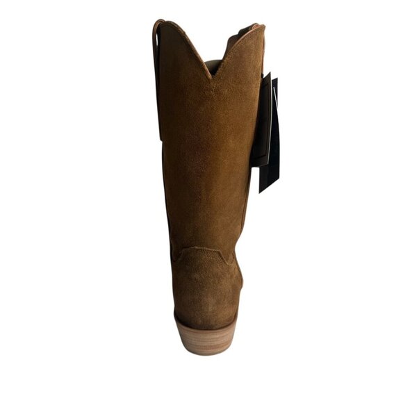 Lucchese x Chris Stapleton western cowboy Boot Brown Suede size 9.5 EE New box - Picture 7 of 12